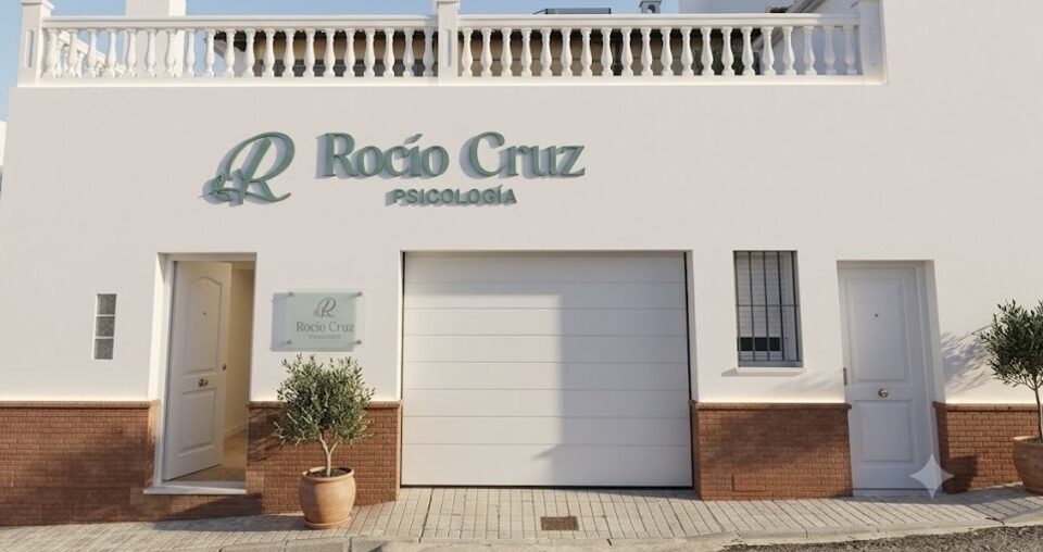 Fachada del Centro de Psicología Rocío Cruz en Escacena del Campo
